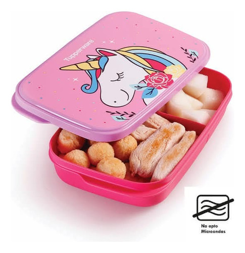 Kids Set Unicornio Para Jardín Tupperware Rosa Chicle