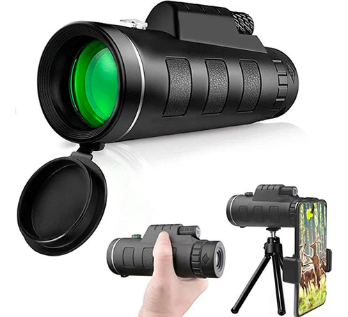 Monocular Terrestre Vak 40x60 Hd Impermeable Tripie Soporte