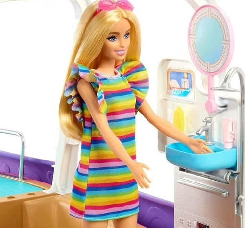 Barbie Set De Juego Bote