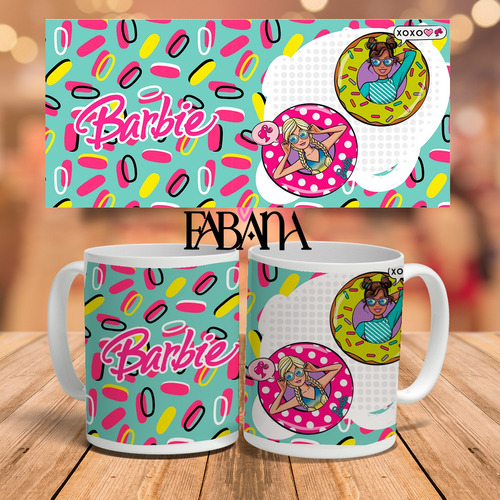 Taza Sublimada Diseño Barbie Modelo 11