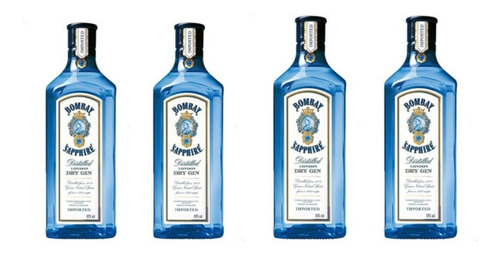 Gin Bombay Sapphire London Dry 750 ml X4