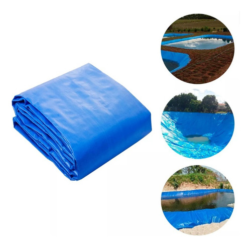 Lona 11x9 Mt Lago Tanque Piscina Palete Manta Pp Resistente