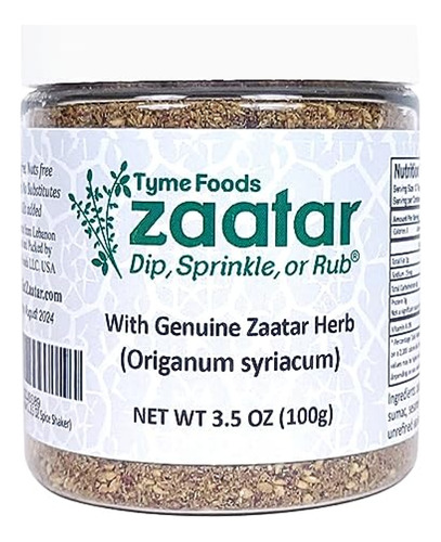 Regalos De Condimentos Zaatar Spice De Tyme Foods  Sin Rell