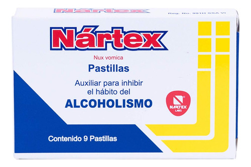 Nártex Pastillas Auxiliar Para El Hábito Del Alcoholismo