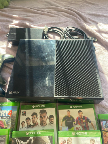 Xbox One 500gb Con Juegos 2 Controles Y Kinect