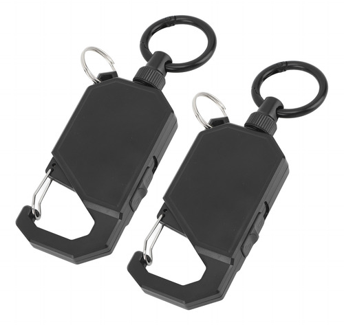Llavero Retráctil Resistente, 2 Piezas, Llavero Exterior Par