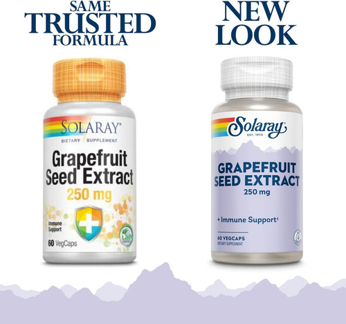 Solaray Grapefruit Seed Extract 250 Mg Caps 60 Veg
