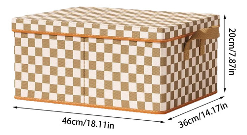 Funda De Tela, Caja De Almacenamiento Con Marco De Acero Cua