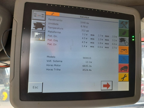 Colheitadeira Massey Ferguson 9690 Ano 2013