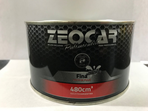 Pasta Fina Pulir X 0,480l Zeocar Pinxel