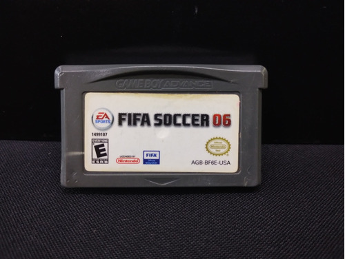 Fifa Soccer 06 Game Boy Advance Gba Nintendo Original