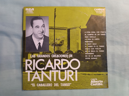 Disco Vinilo Las Grandes Creaciones De Ricardo Tanturi 