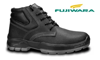 Bota Botina De Amarrar Bico De Aço Fujiwara Flex Ca 28739