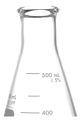 Matraz Erlenmeyer 500ml Pyrex