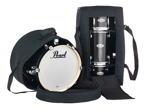 Bateria Pearl Midtown 4 Cuerpos Bombo 16 Viaje Mdt764p/c 704 Color Black cherry glitter