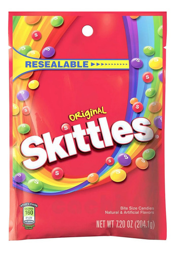 Caramelo M&M Skittles multifruta 204 g