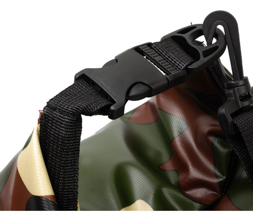Bolsa Mochila Estanque Ecobag Albatroz Prova D'agua 30l Pvc Cor Camuflado Desenho Do Tecido Camuflado