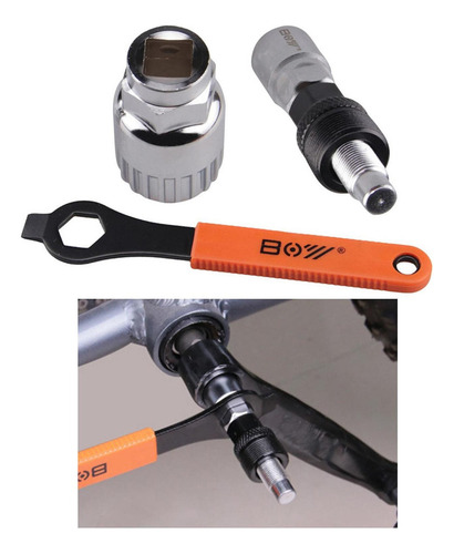 A Removedor De Pedalier De Bicicleta Mtb Con Llave