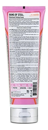 Buns Of Steel Protan 8oz Crema Fit Definicion Muslos Muscle
