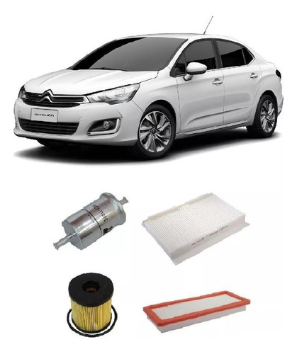 Kit Filtros Citroen C4 Lounge 1.6 2014 2015 2016