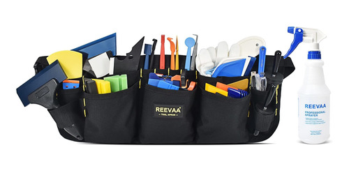 Reevaa Kit Bolsa Cintura Para Herramienta Tinte Ventana Ppf