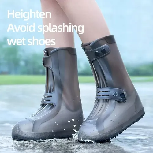 Botas Zapatos Impermeables Motocicleta Con Suela Protectores