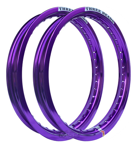 Par Aros Threeheads Largo Cg Titan Fan Start Lilás Roxo