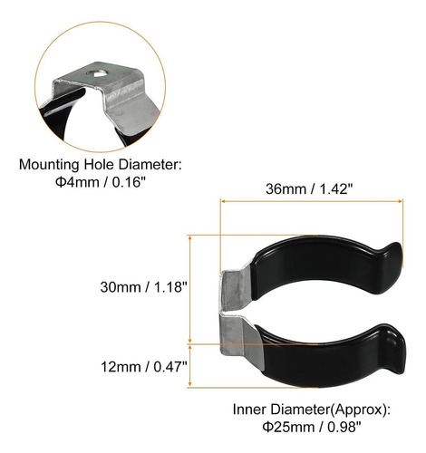 8 Piezas De Soporte De Clip Para Tubo Led, Repuesto T10
