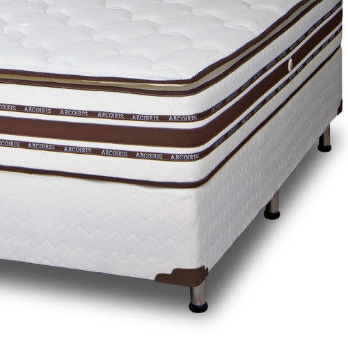 Sommier Americana Arcoiris Foam Nature Pillow 2 plazas de 190cmx130cm blanco