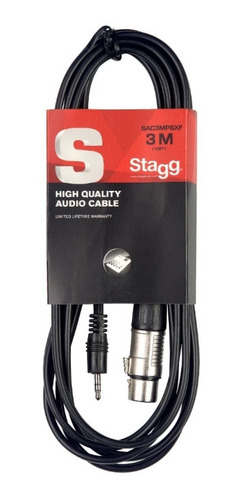 Cable 3mts Stagg Miniplug St 3,5mm A Canon Hembra Sac3mpsxf