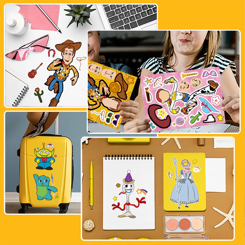 8/16 Hojas De Pegatinas De Rompecabezas De Toy Story Make A