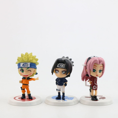 Pacote De 12 Peças De Bonecos De Ação De Pvc De Anime Naruto
