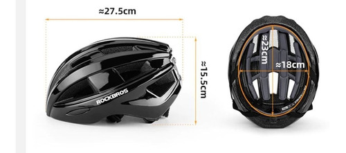 Casco Mtb Ruta Ciclismo Luz Trasera Rockbros Original