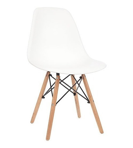 Imagen 3 de 4 de Silla de comedor Garden Life Eames, estructura color blanco, 4 unidades