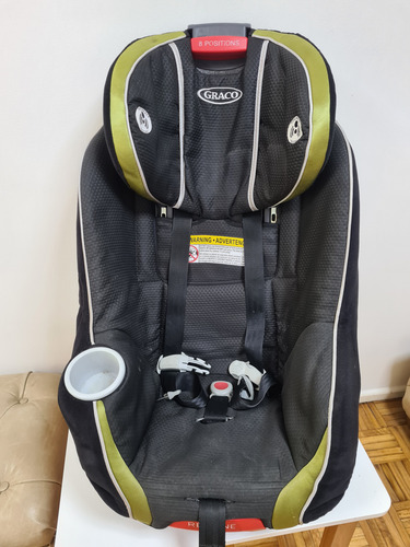 Sillita Xa Auto Graco. Perfecto Estado. Todos Los Accesorios Negro Y Verde Negro (Usado)