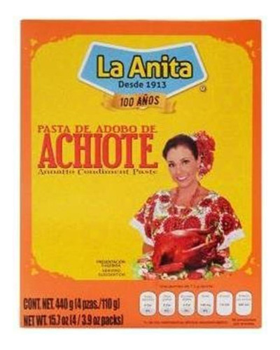 Adobo La Anita Achiote 440 Gr