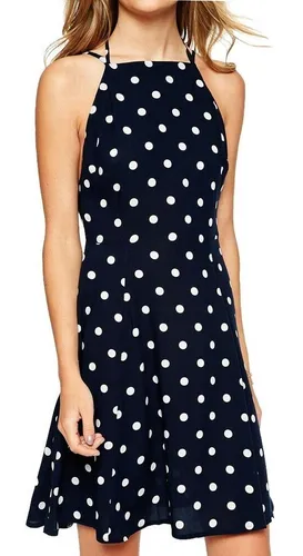 Vestido Negro Con Bolitas | MercadoLibre 📦