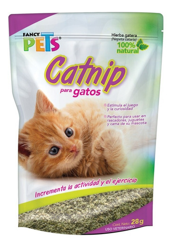 Catnip Atrayente Para Gatos Fancy Pets 28grs