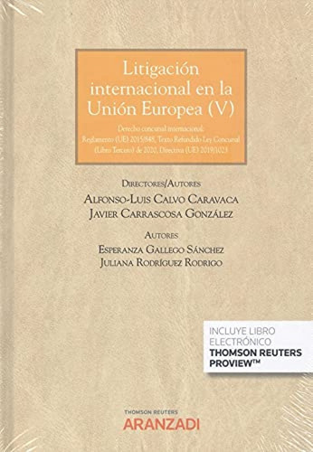 Litigación Internacional En La Unión Europea V