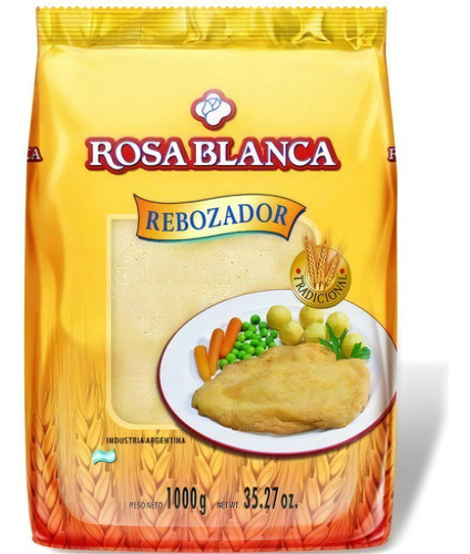 Rebozador Ideal Milanesas S/conservantes Rosa Blanca X1kg
