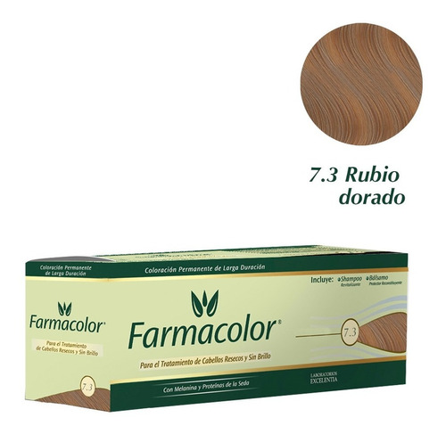 Farmacolor Indiv Rubio Dorado N°7.3 X 1 Estuche. De Fábrica.