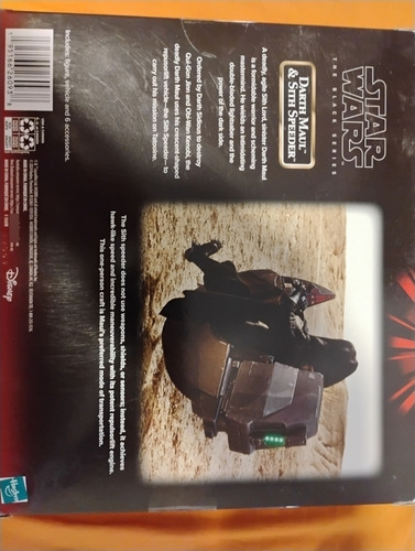 Star Wars Black Series Darth Maul Speeder (Usado)
