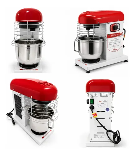 Batedeira Industrial Mana 6 Lts Bpm6 Plus Com 10 Vel E 1000w