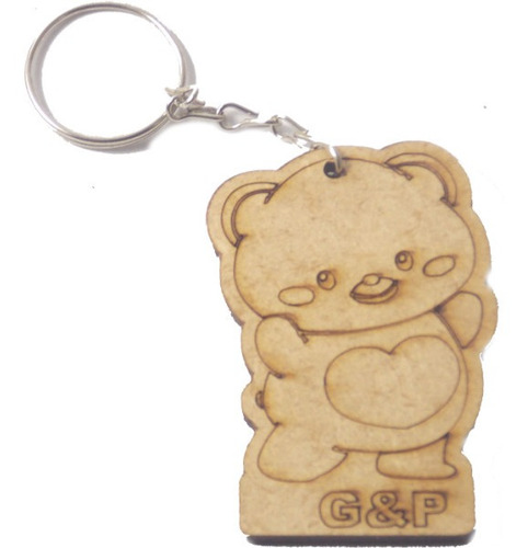 30 Chaveiro Urso Ursinho Fofo Lembrancinha Com Nome