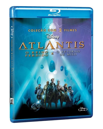 Atlantis Coleção Com 2 Filmes Bluray Original Lacrado Disney