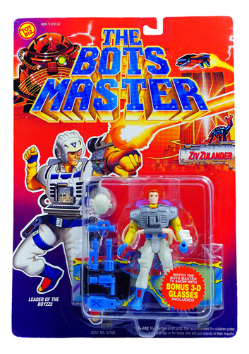 Toy Biz The Bots Master Ziv Zulander 1994 Edition