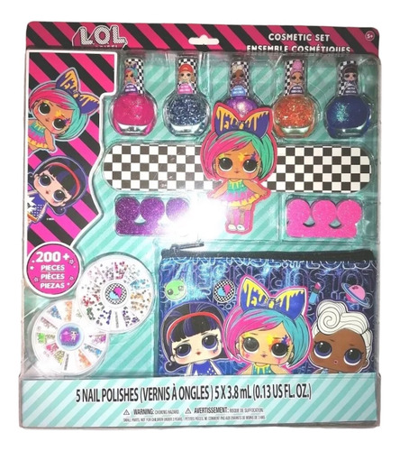 Set Cosmético Esmaltes Lol
