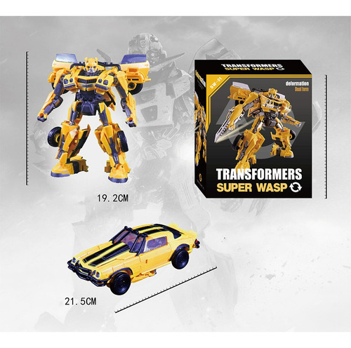 Transformers Bumblebee Dark Edition Deformable Miniatura