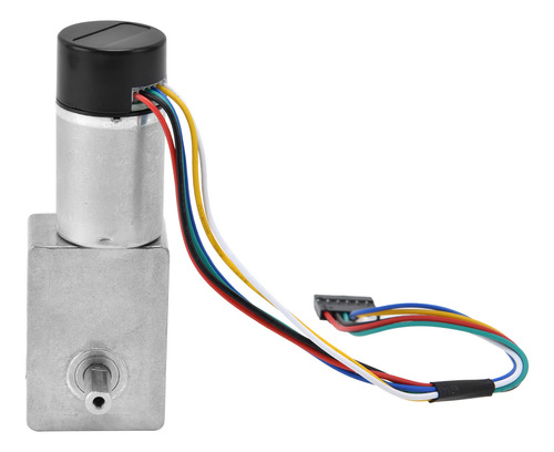 Motor De Engranaje Codificador Dc Worm 15 Mm Con Reducción D