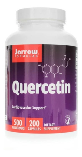 Jarrow Formulas Quercetin, Soporte Cardiovascular, 500 Mg,